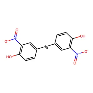 Mercuribis-o-nitrophenol structure