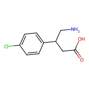 (S)-Baclofen structure