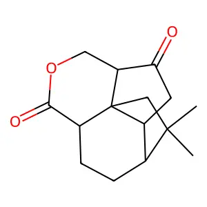 13,13-dimethyl-7-oxatetracyclo[7.5.0.01,5.02,12]tetradecane-4,8-dione structure