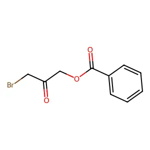 Bromohydroxyacetone benzoate structure
