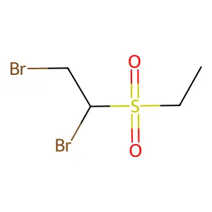 1,2-dibromo-1-ethylsulfonylethane structure