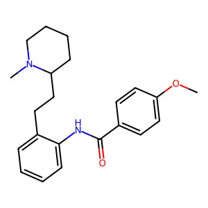 Encainide structure