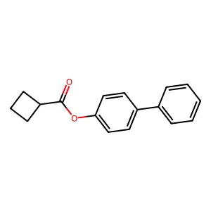 [1,1'-biphenyl]-4-yl cyclobutanecarboxylate structure
