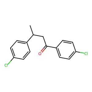 1,3-bis(4-chlorophenyl)butan-1-one structure