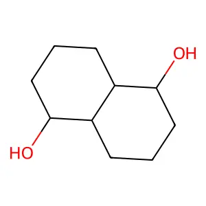 1,2,3,4,4a,5,6,7,8,8a-decahydronaphthalene-1,5-diol structure