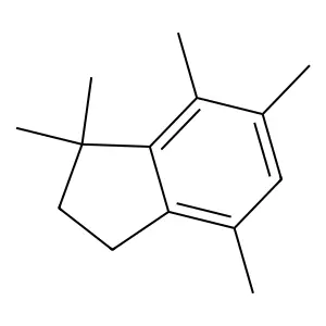 1,1,4,6,7-Pentamethylindan structure