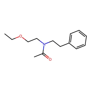 N-(2-Ethoxyethyl)-N-phenethylacetamide structure