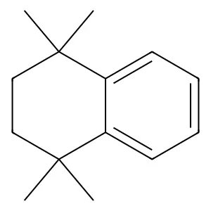 1,1,4,4-tetramethyl-2,3-dihydronaphthalene structure