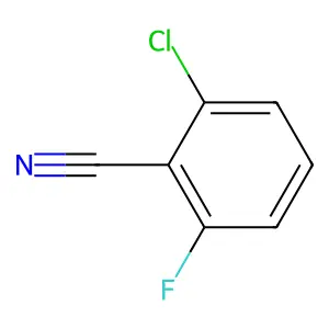 2-Chloro-6-fluorobenzonitrile structure