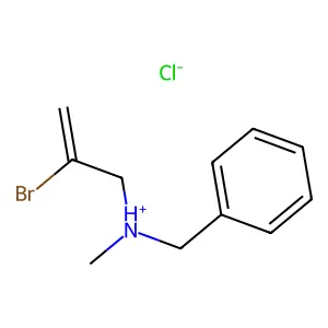 BENZYLAMINE, N-(2-BROMOALLYL)-N-METHYL-, HYDROCHLORIDE structure
