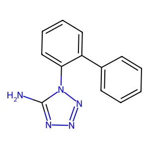 1-(2-phenylphenyl)tetrazol-5-amine structure