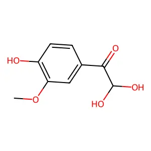 Compound C9H10O5 structure