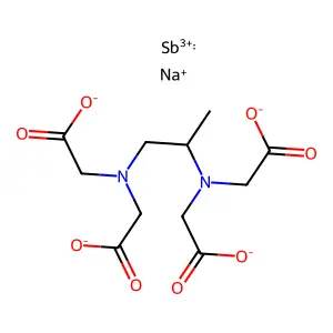 PDTA-Sb structure