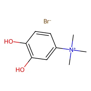 (3,4-dihydroxyphenyl)-trimethylazanium bromide structure