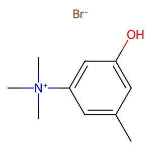 (3-hydroxy-5-methylphenyl)-trimethylazanium bromide structure