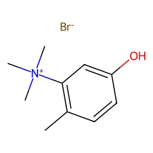 (5-hydroxy-2-methylphenyl)-trimethylazanium bromide structure