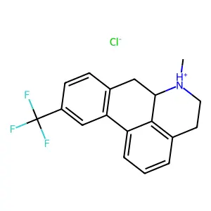 10-Trifluoromethylaporphine structure