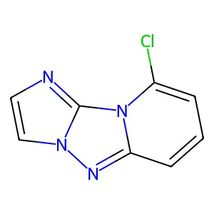 12-chloro-1,3,6,7-tetrazatricyclo[6.4.0.02,6]dodeca-2,4,7,9,11-pentaene structure