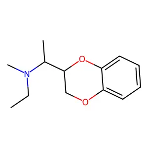 1-(2,3-dihydro-1,4-benzodioxin-3-yl)-N-ethyl-N-methylethanamine structure