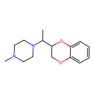 1-[1-(2,3-dihydro-1,4-benzodioxin-3-yl)ethyl]-4-methylpiperazine structure