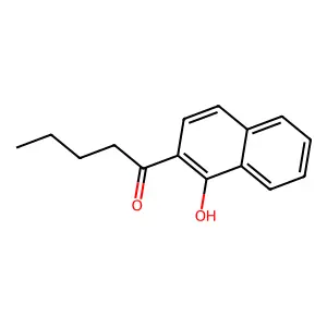 1-(1-hydroxynaphthalen-2-yl)pentan-1-one structure