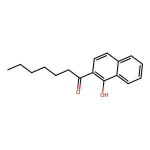 1-(1-hydroxynaphthalen-2-yl)heptan-1-one structure