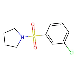 1-(3-chlorophenyl)sulfonylpyrrolidine structure