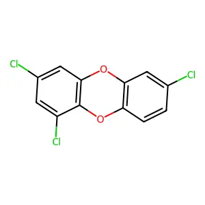1,3,7-Trichlorodibenzo-p-dioxin structure