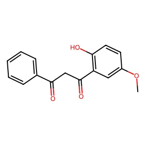 1-(2-hydroxy-5-methoxyphenyl)-3-phenylpropane-1,3-dione structure