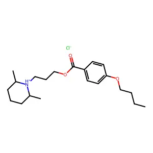 Compound C21H34ClNO3 structure