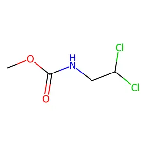 CARBAMIC ACID, 2,2-DICHLOROETHYL-, METHYL ESTER structure