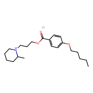 Compound C21H34ClNO3 structure