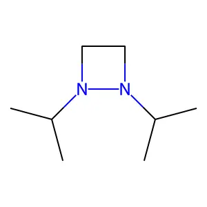 1,2-di(propan-2-yl)diazetidine structure