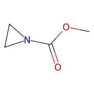 AZIRIDINECARBOXYLIC ACID, METHYL ESTER structure