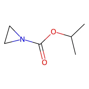 Isopropyl aziridinylformate structure