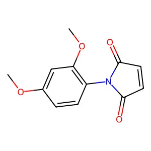 1-(2,4-dimethoxyphenyl)pyrrole-2,5-dione structure