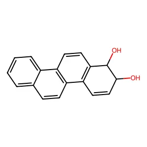 (1R,2R)-1,2-dihydrochrysene-1,2-diol structure