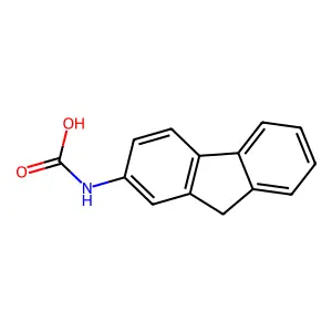N-(2-Fluorenyl)formohydroxamic acid structure
