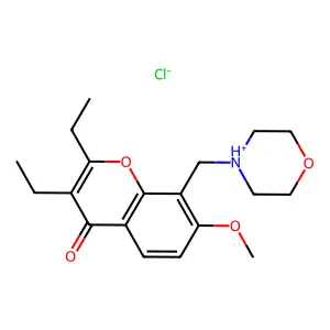 Compound C19H26ClNO4 structure