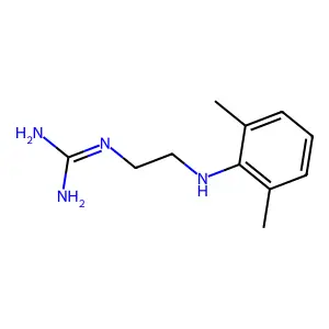 (2-(2,6-Xylidino)ethyl)guanidine structure