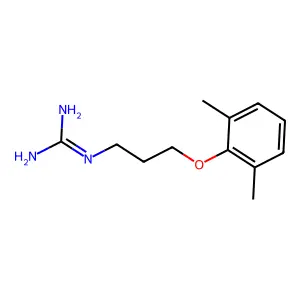 (3-(2,6-Xylyloxy)propyl)guanidine structure