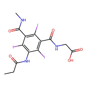 Compound C14H14I3N3O5 structure