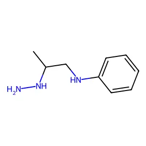 N-(2-hydrazinylpropyl)aniline structure