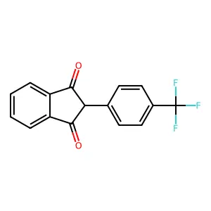 Fluindarol structure