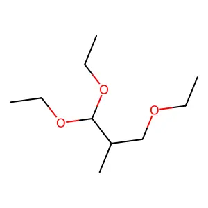 1,1,3-triethoxy-2-methylpropane structure