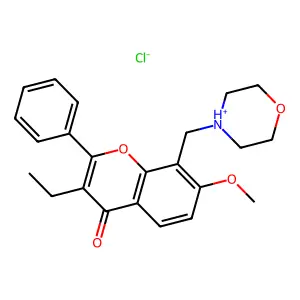 Compound C23H26ClNO4 structure