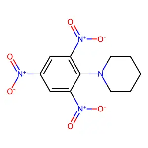 1-(2,4,6-Trinitrophenyl)piperidine structure