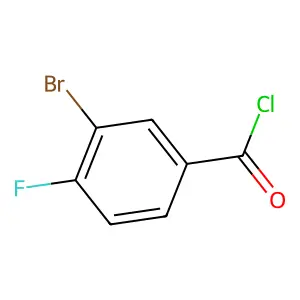 3-Bromo-4-fluorobenzoyl chloride structure