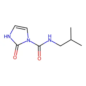 N-(2-methylpropyl)-2-oxo-1H-imidazole-3-carboxamide structure