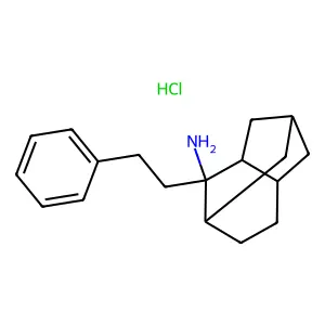 2,5-Methanoindan-4-amine, hexahydro-4-phenethyl-, hydrochloride structure